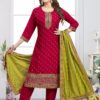 Exquisite Designer Straight Cut Suit for Festivals, Sangeet, and Parties