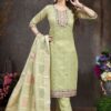 Beautiful Designer Straight Cut Suit for Mehendi, Sangeet, and Parties