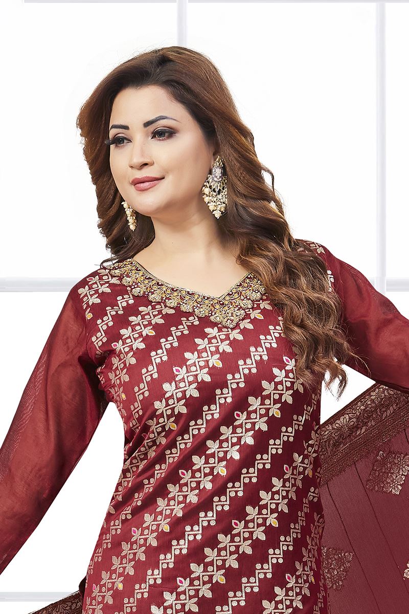 Magnificent Designer Straight Cut Suit for Wedding, Reception, and Sangeet