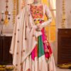 Fascinating Viscose Cotton Designer Navratri Lehenga Choli for Garba Dance and Festival Celebrations