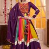 Captivating Viscose Cotton Designer Navratri Lehenga Choli for Garba Dance and Festival Celebrations