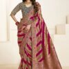 Royal Silk Designer Saree for Wedding, Reception, and Sangeet