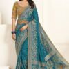 Classy Silk Designer Saree for Wedding, Reception, and Sangeet
