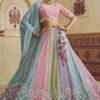 Trendy Poly Chiffon Designer Bridal Lehenga Choli for Engagement and Reception