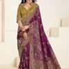 Aesthetic Silk Designer Saree for Wedding, Reception, and Sangeet