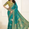 Enticing Silk Designer Saree for Wedding, Reception, and Sangeet