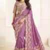Irresistible Silk Designer Saree for Wedding, Reception, and Sangeet