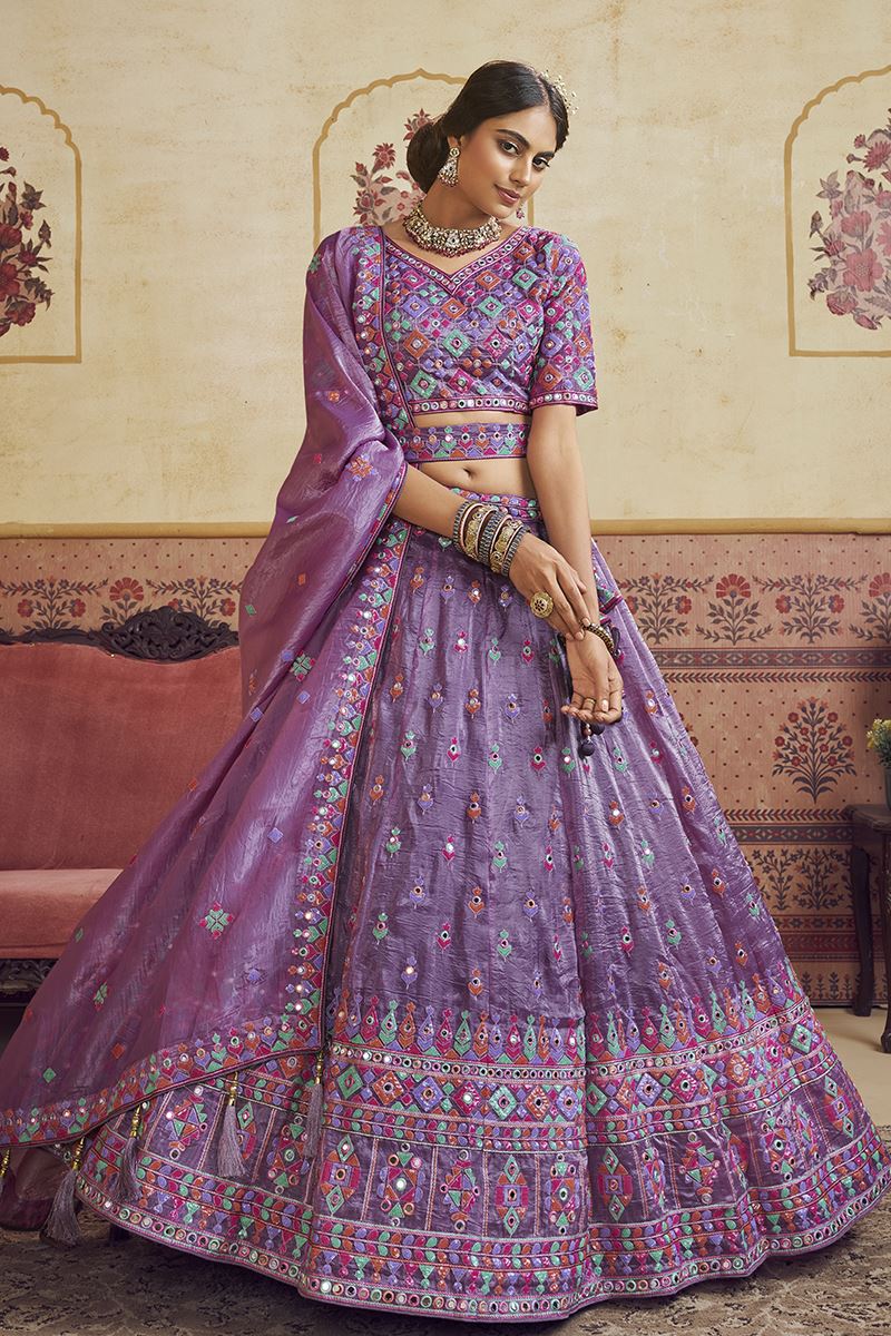 Charming Organza Designer Bridal Lehenga Choli for Engagement and Reception
