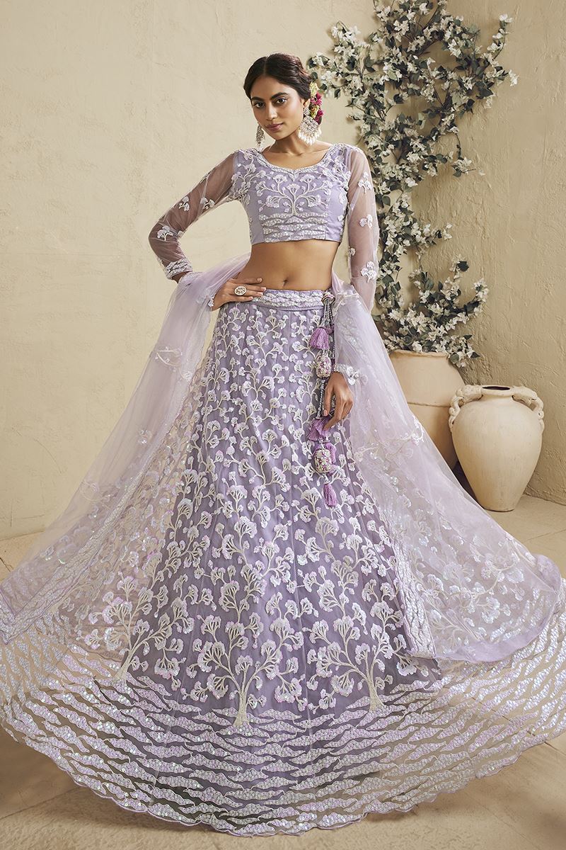 Lovely Net Designer Bridal Lehenga Choli for Engagement and Reception