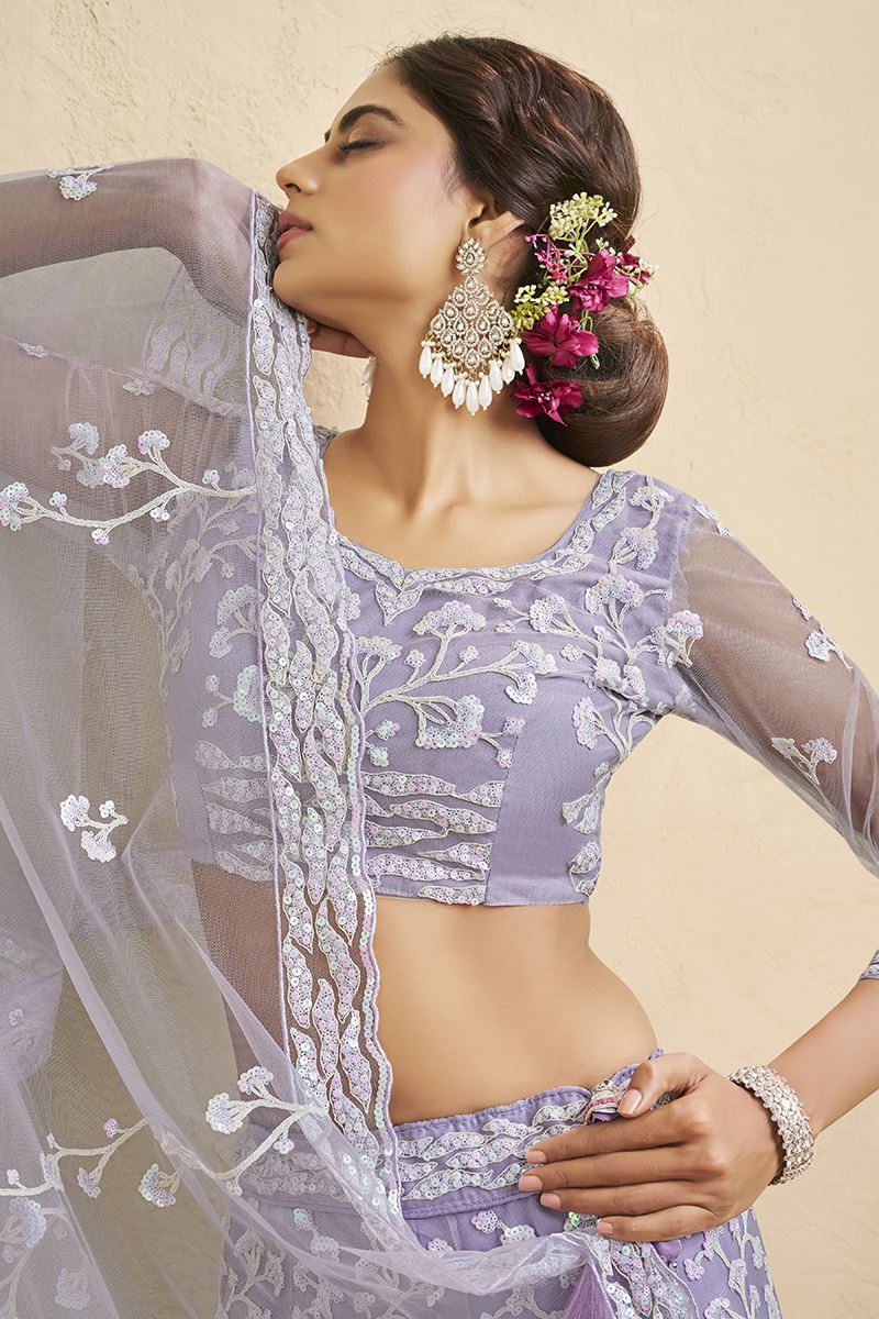 Lovely Net Designer Bridal Lehenga Choli for Engagement and Reception