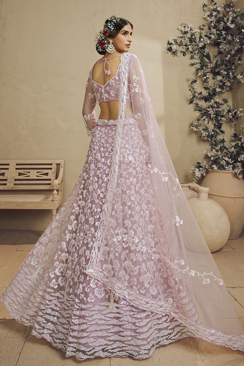 Delightful Net Designer Bridal Lehenga Choli for Engagement and Reception