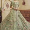 Irresistible Net Designer Bridal Lehenga Choli for Mehendi, Engagement, and Reception