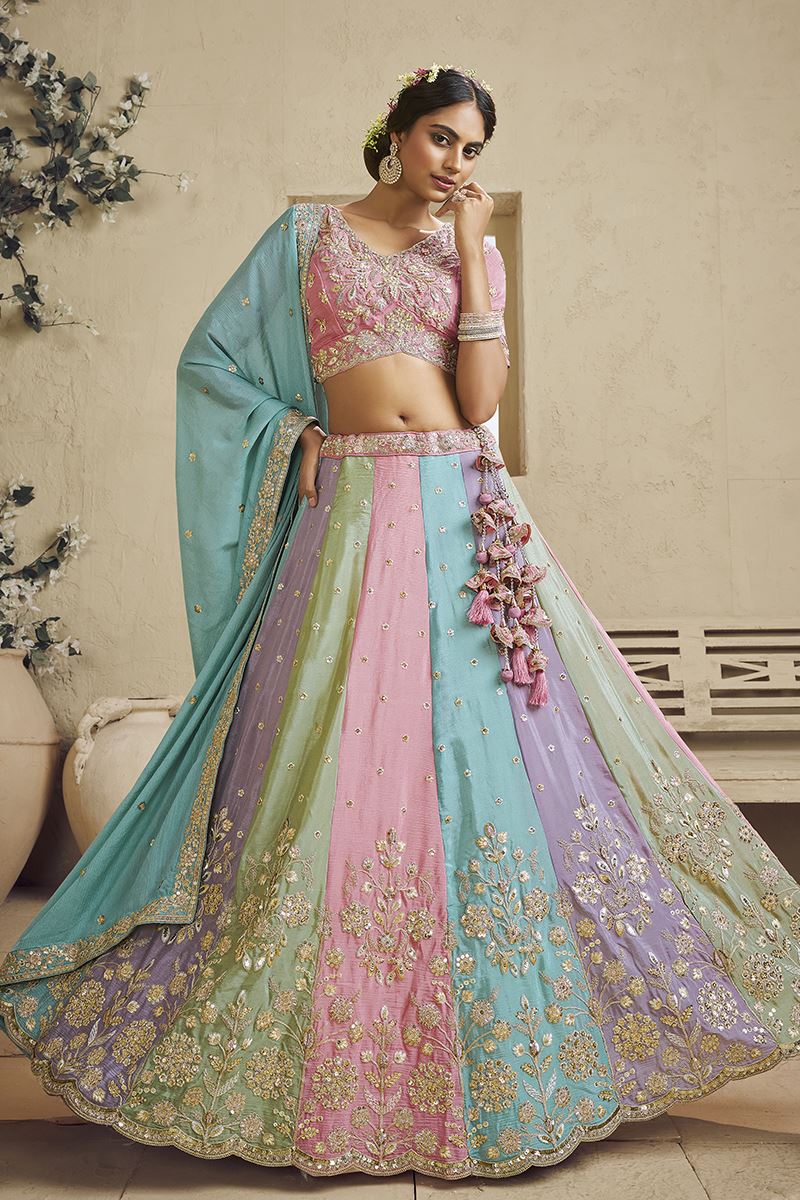 Aesthetic Georgette Designer Bridal Lehenga Choli for Engagement, Wedding, and Reception