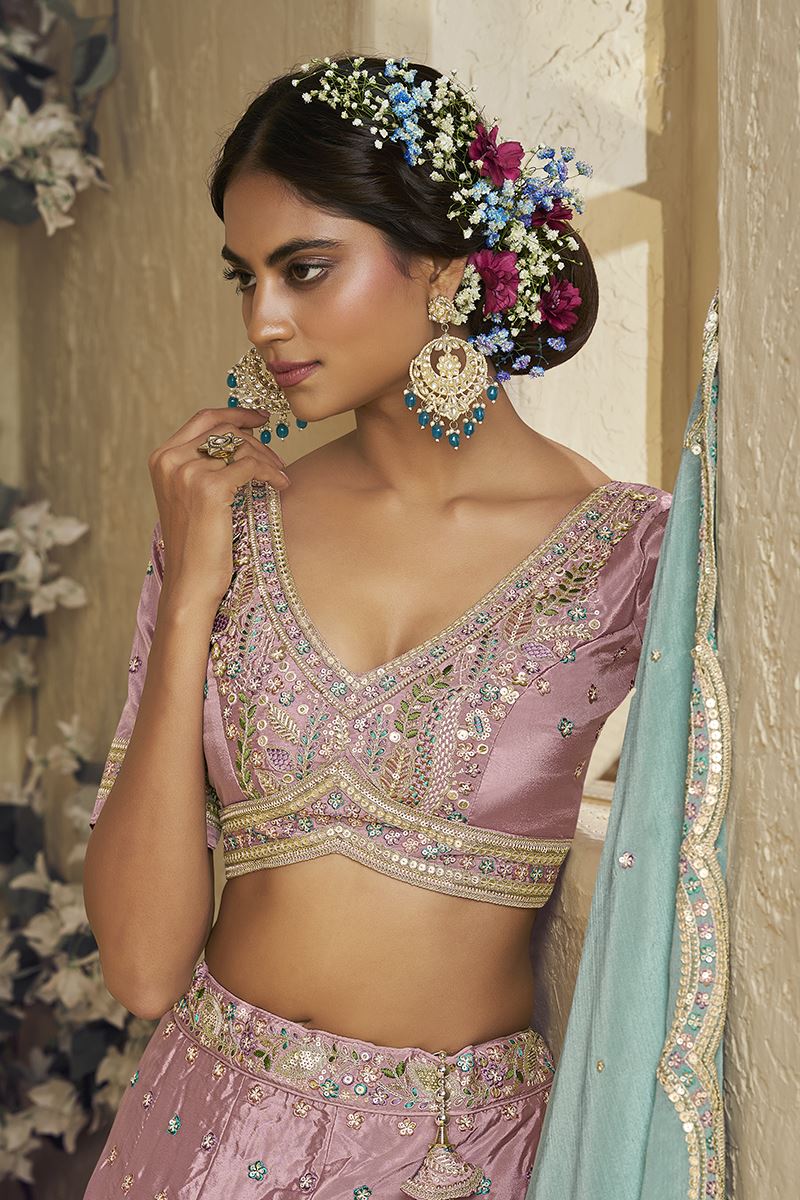 Royal Pink Designer Bridal Lehenga Choli for Engagement, Wedding, and Reception