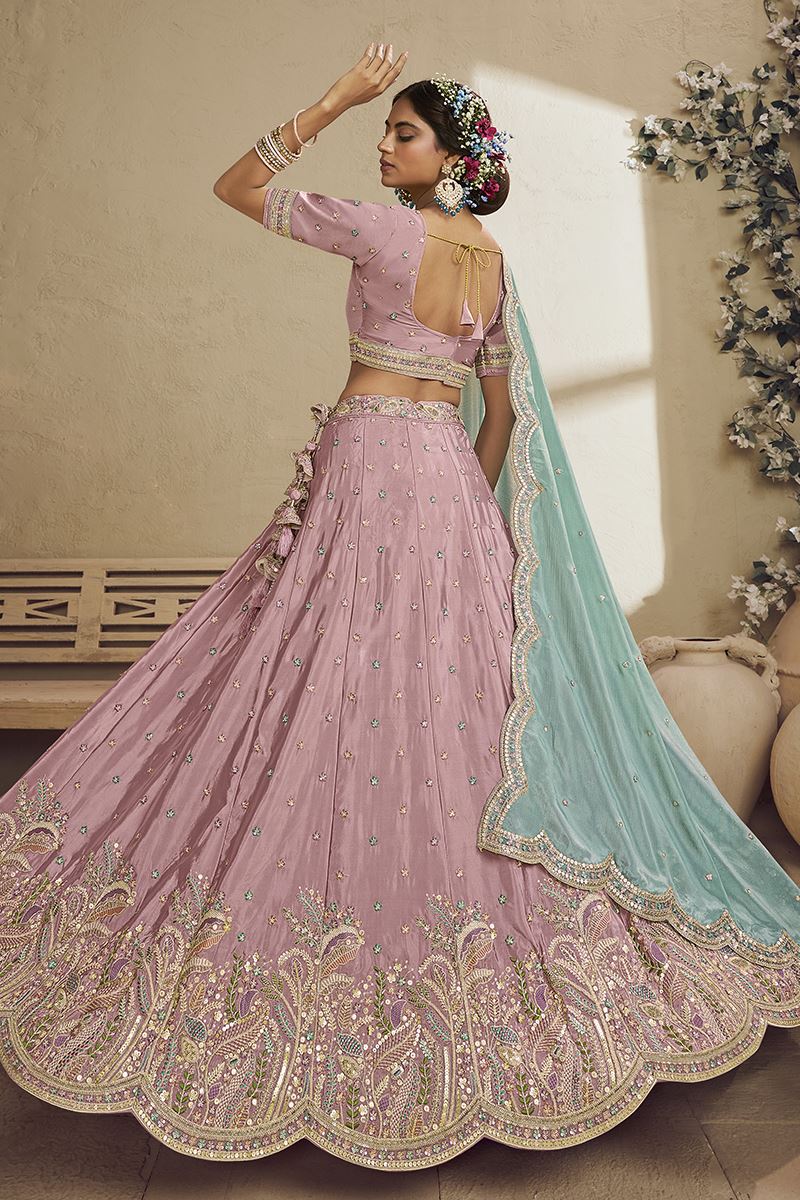 Royal Pink Designer Bridal Lehenga Choli for Engagement, Wedding, and Reception