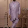 Captivating Blush Pink Designer Men’s Indo-Western for Engagement, Reception, and Wedding