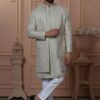 Artistic Pista Designer Men’s Indo-Western for Engagement, Reception, and Wedding