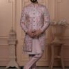 Aesthetic Magenta Pink Designer Men’s Indo-Western for Engagement, Reception, and Wedding
