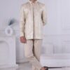 Awesome Cream Designer Men’s Indo-Western for Engagement and Reception