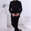 Charismatic Black Designer Men’s Indo-Western for Engagement and Reception