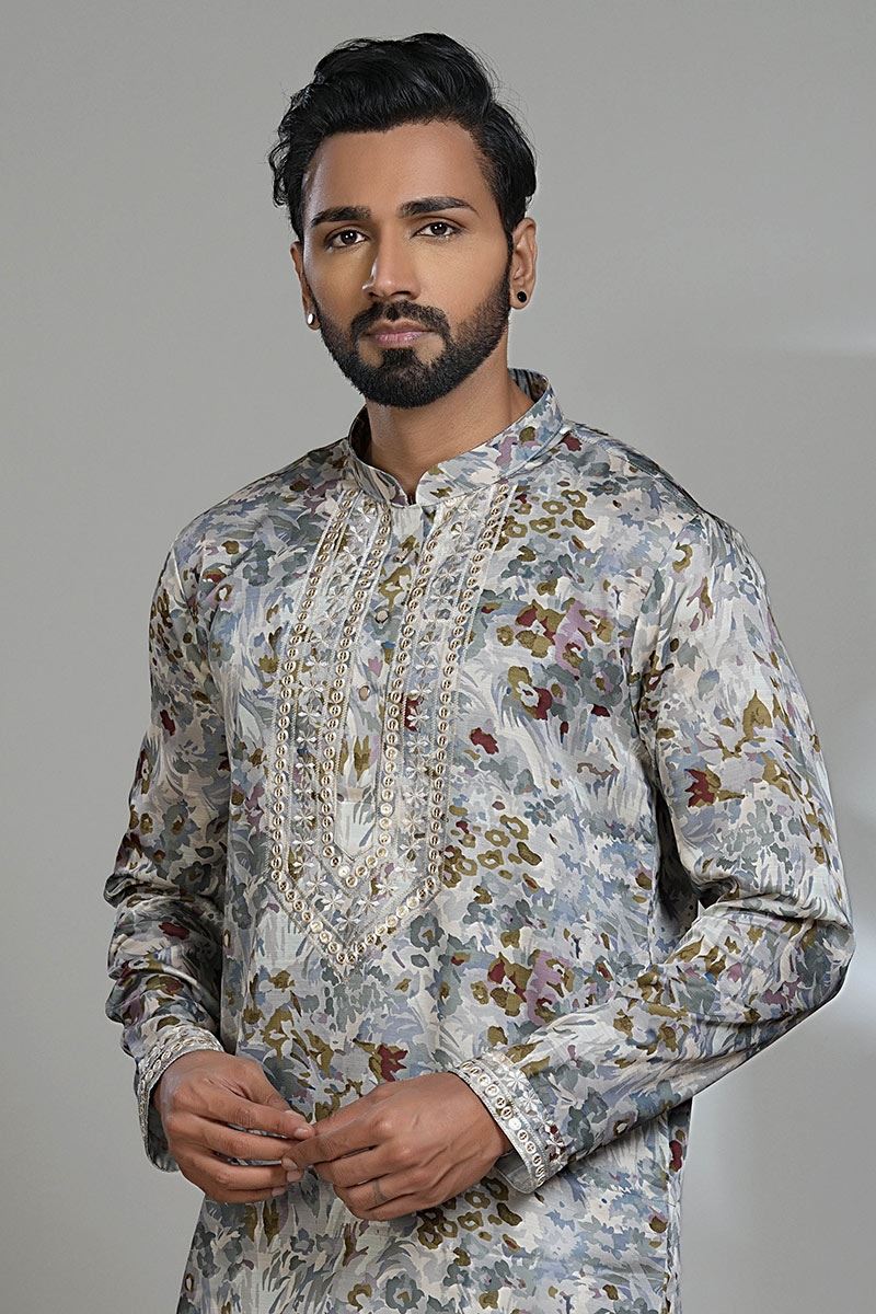 Awesome Designer Men’s Kurta Pyjama for Festivals, Sangeet, and Parties