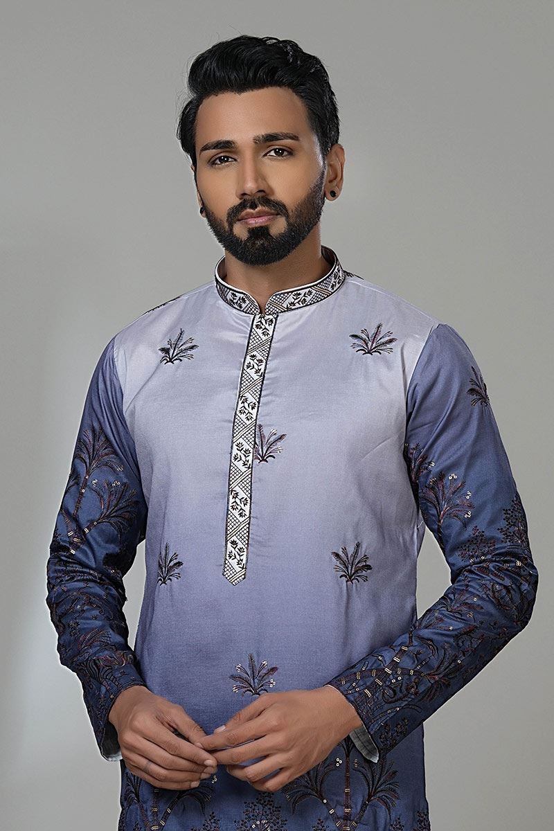 Spectacular Designer Men’s Kurta Pyjama for Festivals, Sangeet, and Parties