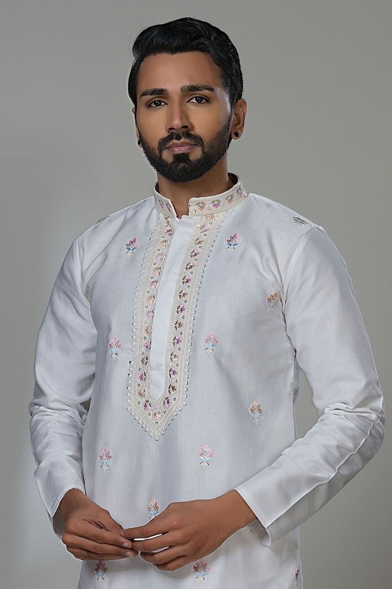 Awesome Designer Men’s Kurta Pyjama for Festivals, Sangeet, and Parties