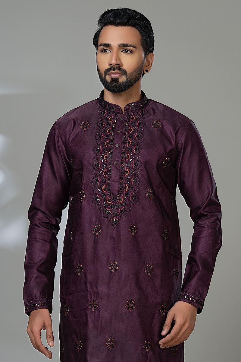 Marvelous Designer Men’s Kurta Pyjama for Festivals, Sangeet, and Parties