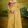 Charismatic Tissue Organza Designer Saree for Haldi, Sangeet, and Parties