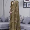 Flamboyant Silk Designer Saree for Engagement, Sangeet and Parties