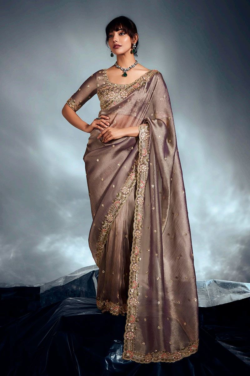 Classy Pure Silk Designer Saree for Wedding and Reception