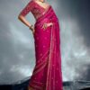 Royal Pure Silk Designer Saree for Wedding and Reception
