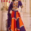 Gorgeous Viscose Cotton Designer Navratri Lehenga Choli for Garba Dance and Festival Celebrations