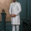Majestic Off-White Designer Sherwani for Wedding