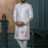 Fashionable White Designer Sherwani for Wedding