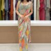 Royal Georgette Designer Saree for Engagement, Sangeet, and Parties