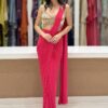 Smashing Georgette Designer Saree for Engagement, Sangeet, and Parties