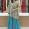 Dazzling Georgette Designer Palazzo Suit for Sangeet and Parties