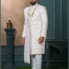 Enticing Off-White Designer Sherwani for Wedding