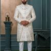 Captivating Cream Designer Sherwani for Wedding