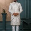 Stylish Off-White Designer Sherwani for Wedding