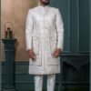 Impressive Off-White Designer Sherwani for Wedding