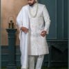 Magnificent Off-White Designer Sherwani for Wedding