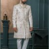 Spectacular Off-White Designer Sherwani for Wedding