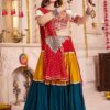 Astounding Viscose Cotton Designer Navratri Lehenga Choli for Garba Dance and Festival Celebrations