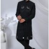 Spectacular Black Designer Jodhpuri Suit for Engagement and Reception