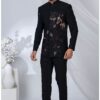 Impressive Black Designer Jodhpuri Suit for Engagement and Reception