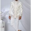 Charismatic Cream Designer Jodhpuri Suit for Engagement, Wedding, and Reception