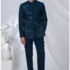 Dashing Peacock Blue Designer Jodhpuri Suit for Engagement and Reception