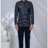 Fancy Blue Designer Jodhpuri Suit for Engagement, Wedding, and Reception